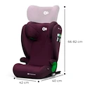 Avtosedež Kinderkraft Junior Fix 2 i-Size 100-150 cm Cherry Pearl