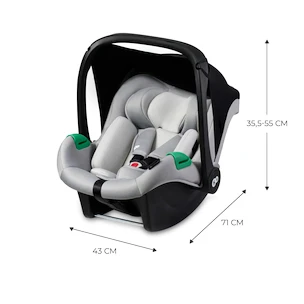 Avtosedež Kinderkraft Mink Pro i-Size 40-75 cm Grey