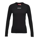 CCM  LS Training Tee Black Senior S