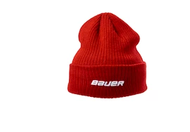 Cof Bauer Team Ribbed Toque Red Senior