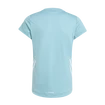 Dekliška majica adidas Aeroready 3-Stripes Tee Mint Ton