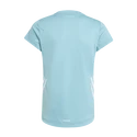 Dekliška majica adidas Aeroready 3-Stripes Tee Mint Ton