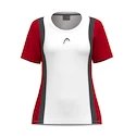 Dekliška majica Head  CLUB 25 Tech T-Shirt Girls Red/White 128 cm