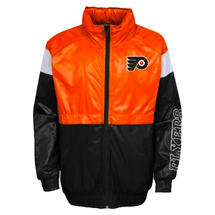 Deška bunda Outerstuff  GOAL LINE STANCE FZ WINDBREAKE PHILADELPHIA FLYERS L