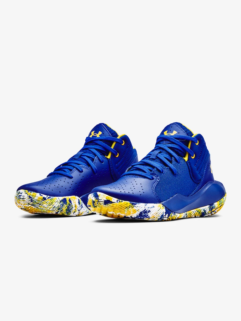 Deška košarkaška obutev Under Armour GS Jet '21-BLU