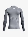 Deška majica Under Armour  HG Armour Mock LS-GRY