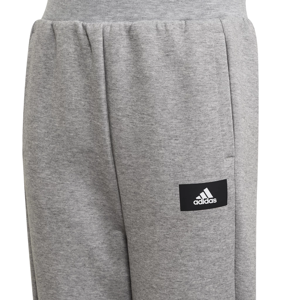 Deška trenirka adidas Future Icons 3-Stripes Tapered-Leg Pants Medium Grey Heather