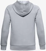 Deški pulover Under Armour  RIVAL COTTON HOODIE grey