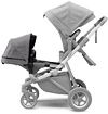 Dodatni sedež za otroški voziček Thule Sleek Sibling seat Aluminum/Gray Melange