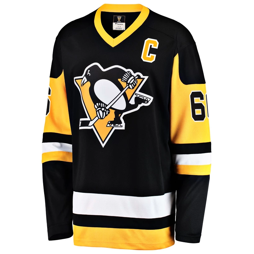 Dres Fanatics Breakaway Jersey NHL Vintage Pittsburgh Penguins Mario Lemieux 66