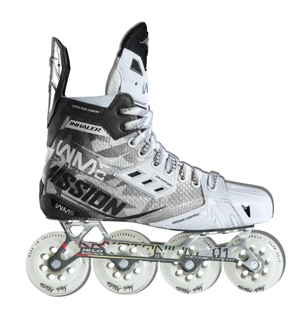 Drsalke za inline hokej Mission  RH Inhaller WM01 Senior EUR 42, D (normalna noga)