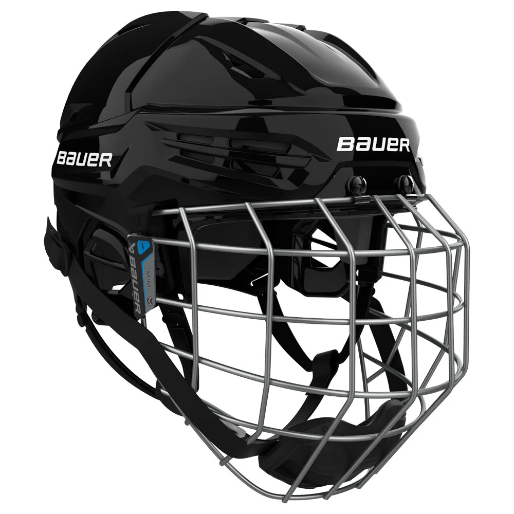 Hokejska čelada Bauer RE-AKT 55 Combo Black Senior