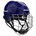Hokejska čelada Bauer RE-AKT 55 Combo Navy Senior