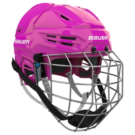 Hokejska čelada Bauer RE-AKT 55 Combo Pink Senior