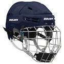 Hokejska čelada Bauer RE-AKT 65 Combo Navy Senior