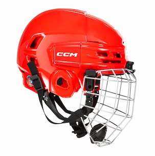 Hokejska čelada CCM Tacks 70 Combo Red Youth