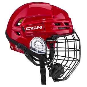Hokejska čelada CCM Tacks 720 Combo Red Senior L