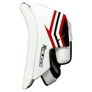 Hokejska odbijalka za vratarja BRIAN'S Iconik X White/Red Intermediate za desno roko (običajno)