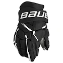 Hokejske rokavice Bauer Supreme MACH Black/White Intermediate 13 palcev