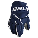 Hokejske rokavice Bauer Supreme MACH Navy Intermediate 12 palcev