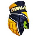 Hokejske rokavice Bauer Vapor 3X Navy/Gold Junior 11 palcev