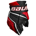 Hokejske rokavice Bauer Vapor 3X PRO Black/Red Junior 11 palcev
