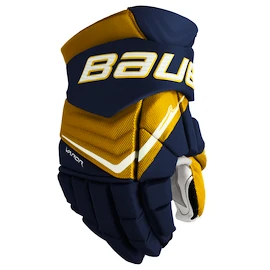 Hokejske rokavice Bauer Vapor FLYLITE Navy/Gold Intermediate