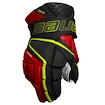 Hokejske rokavice Bauer Vapor Hyperlite Black/Red/Green Intermediate