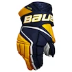 Hokejske rokavice Bauer Vapor Hyperlite Navy/Gold Intermediate