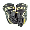 Hokejske rokavice CCM JetSpeed FT6 Black/Sunflower Junior 10 palcev
