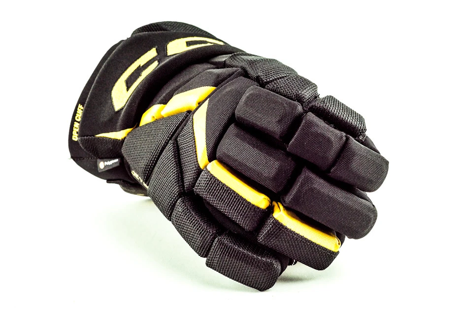 Hokejske rokavice CCM JetSpeed FT6 Black/Sunflower Senior