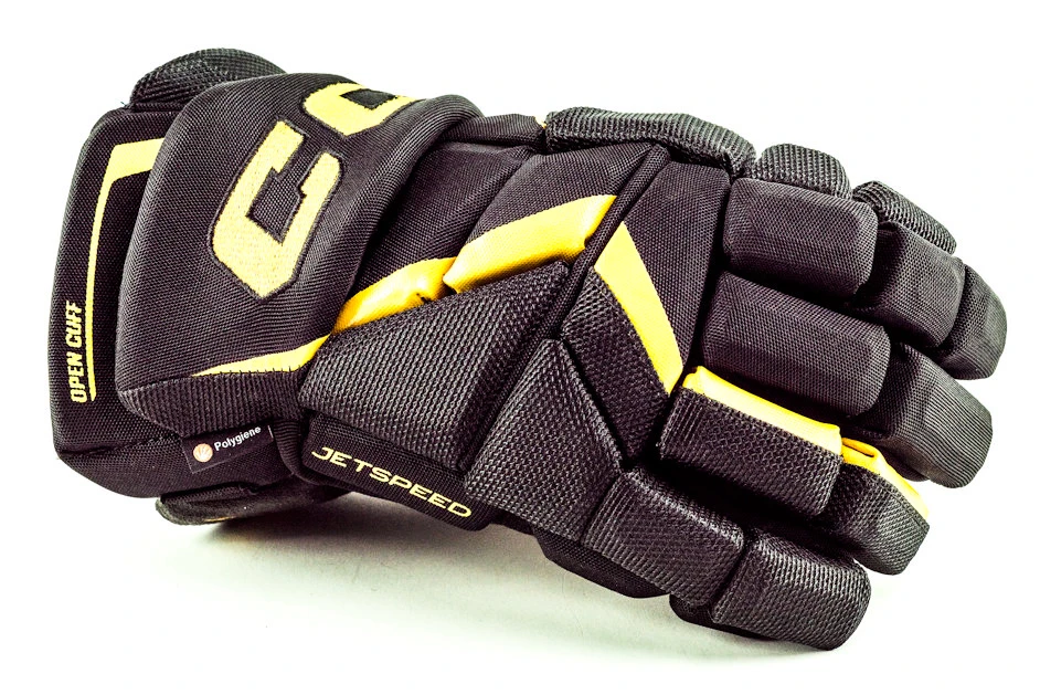 Hokejske rokavice CCM JetSpeed FT6 Black/Sunflower Senior