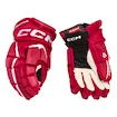 Hokejske rokavice CCM JetSpeed FT6 Red/White Senior 15 palcev