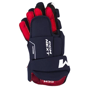 Hokejske rokavice CCM Next Navy/White Junior 11 palcev