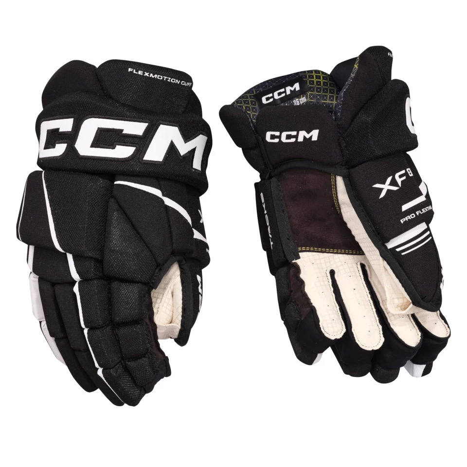 Hokejske rokavice CCM Tacks XF 80 Black/White Senior