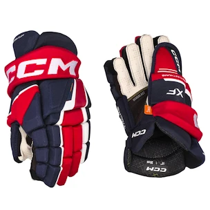 Hokejske rokavice CCM Tacks XF Navy/Red/White Senior 15 palcev