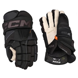 Hokejske rokavice CCM Tacks XF PRO Black/Grey Junior 11 palcev