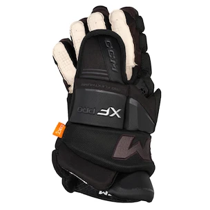 Hokejske rokavice CCM Tacks XF PRO Black/Grey Junior 11 palcev