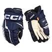 Hokejske rokavice CCM Tacks XF PRO Navy/White Senior 15 palcev