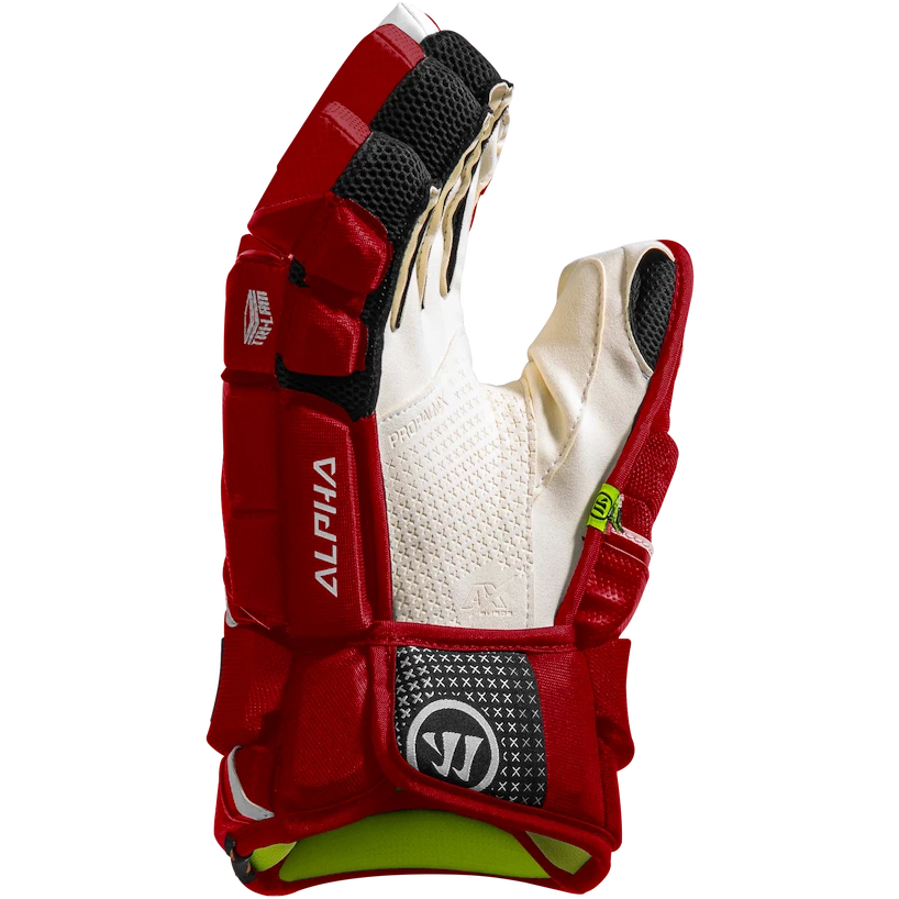 Hokejske rokavice Warrior Alpha LX2 Pro Red Junior 11 palcev