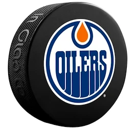 Hokejski plošček Inglasco Inc. Logo Blister Edmonton Oilers