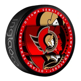 Hokejski plošček Inglasco Inc. Medallion Blister Ottawa Senators