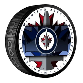 Hokejski plošček Inglasco Inc. Medallion Blister Winnipeg Jets