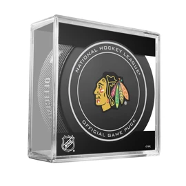 Hokejski plošček Inglasco Inc. Official Game Puck Chicago Blackhawks
