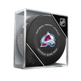 Hokejski plošček Inglasco Inc. Official Game Puck Colorado Avalanche