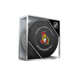 Hokejski plošček Inglasco Inc. Official Game Puck Ottawa Senators
