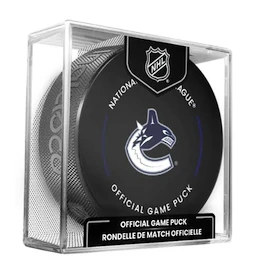 Hokejski plošček Inglasco Inc. Official Game Puck Vancouver Canucks