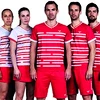 Oblačila danske ekipe za badminton