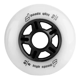 Kolesa za inline hokej Fila 90 mm 83A 6-Pack White