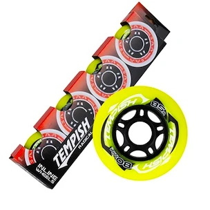 Kolesa za inline hokej Tempish  RADICAL Color 80 mm 85A 4-Pack  zelena